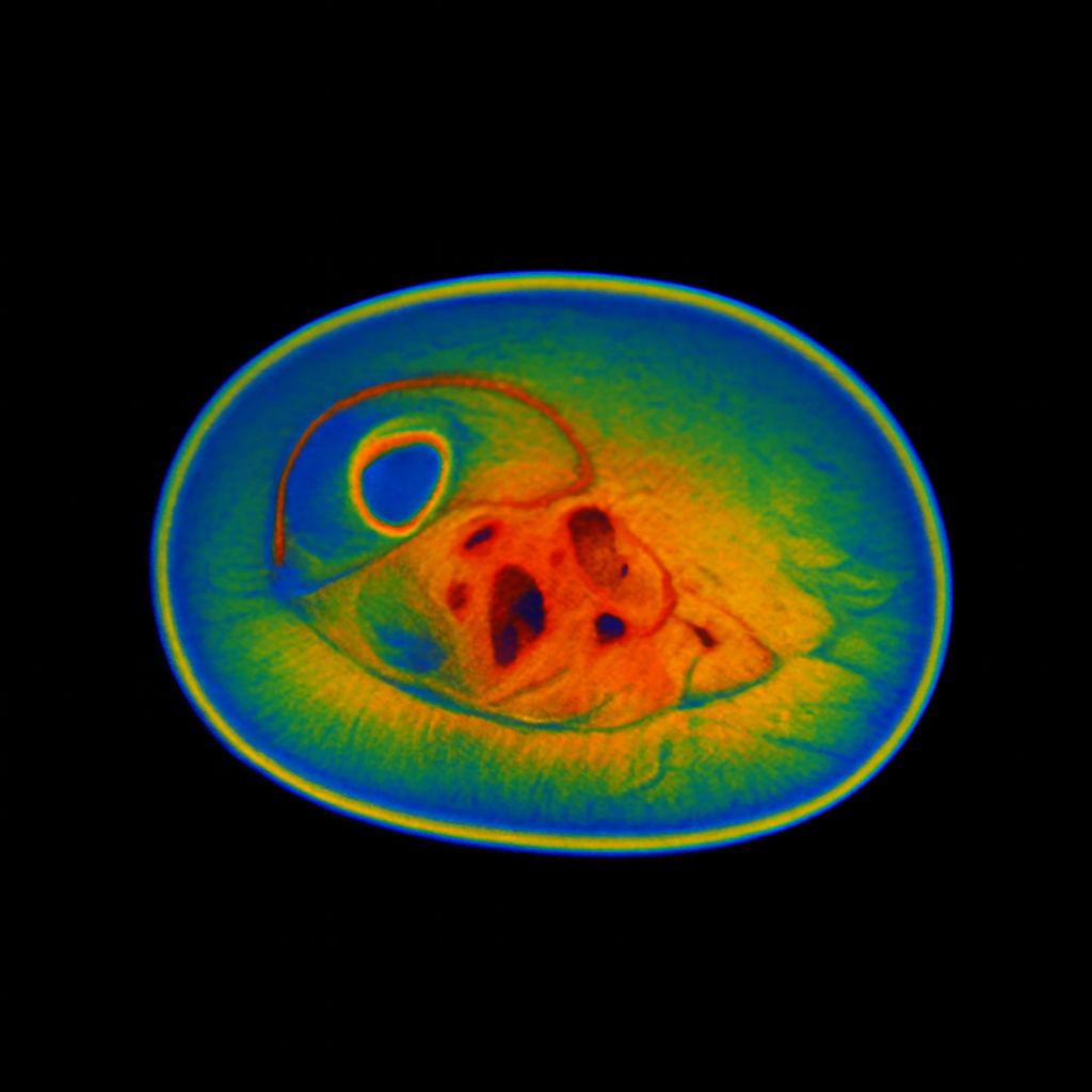 Representation of lymphatic swelling.